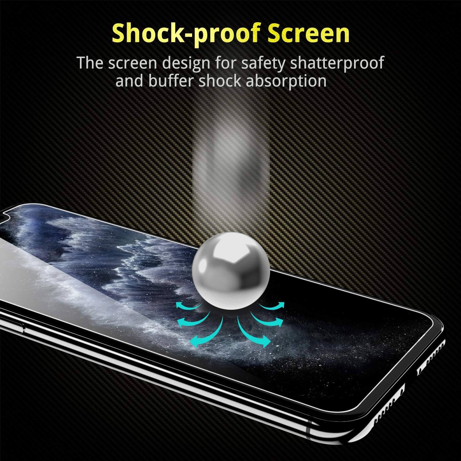 Shock-proof Screen  
The screen design for safety shatterproof and buffer shock absorption