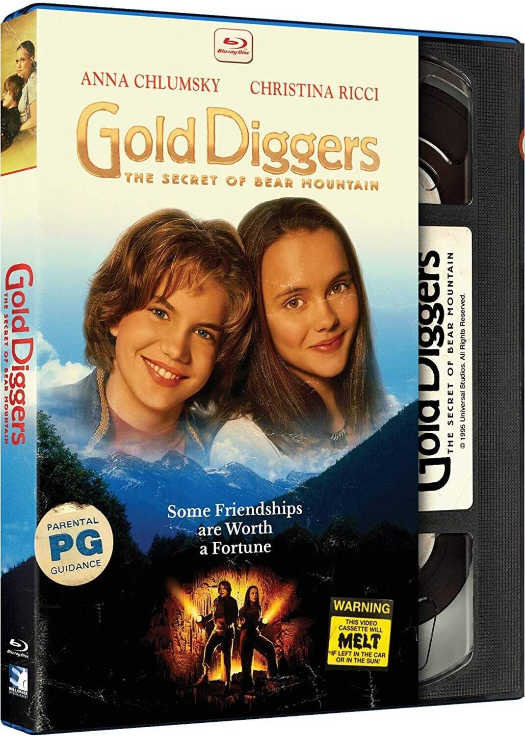 Alt View 1. Gold Diggers: The Secret of Bear Mountain (Retro VHS Packaging)   - BLU-RAY.