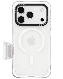 Ornarto - Air Case for iPhone 17 Pro Max Clear, Compatible with MagSafe, Built-in Air Phone Cover - White