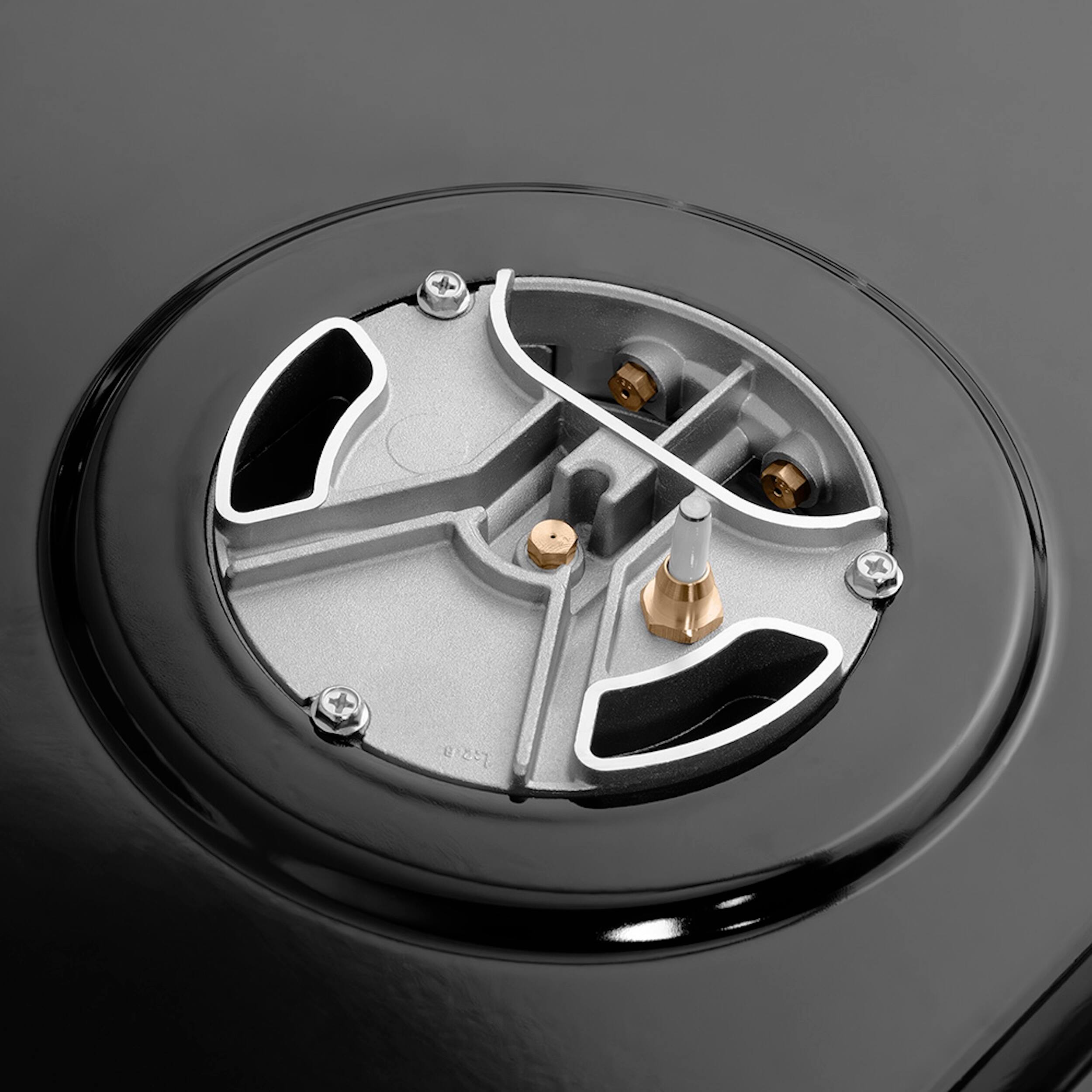 Alt View 2. ZLINE - ZLINE 30 in. 4.2 cu. ft. Freestanding Paramount Dual Fuel Range with DuoPro Cooktop and Electric Oven - White Matte.