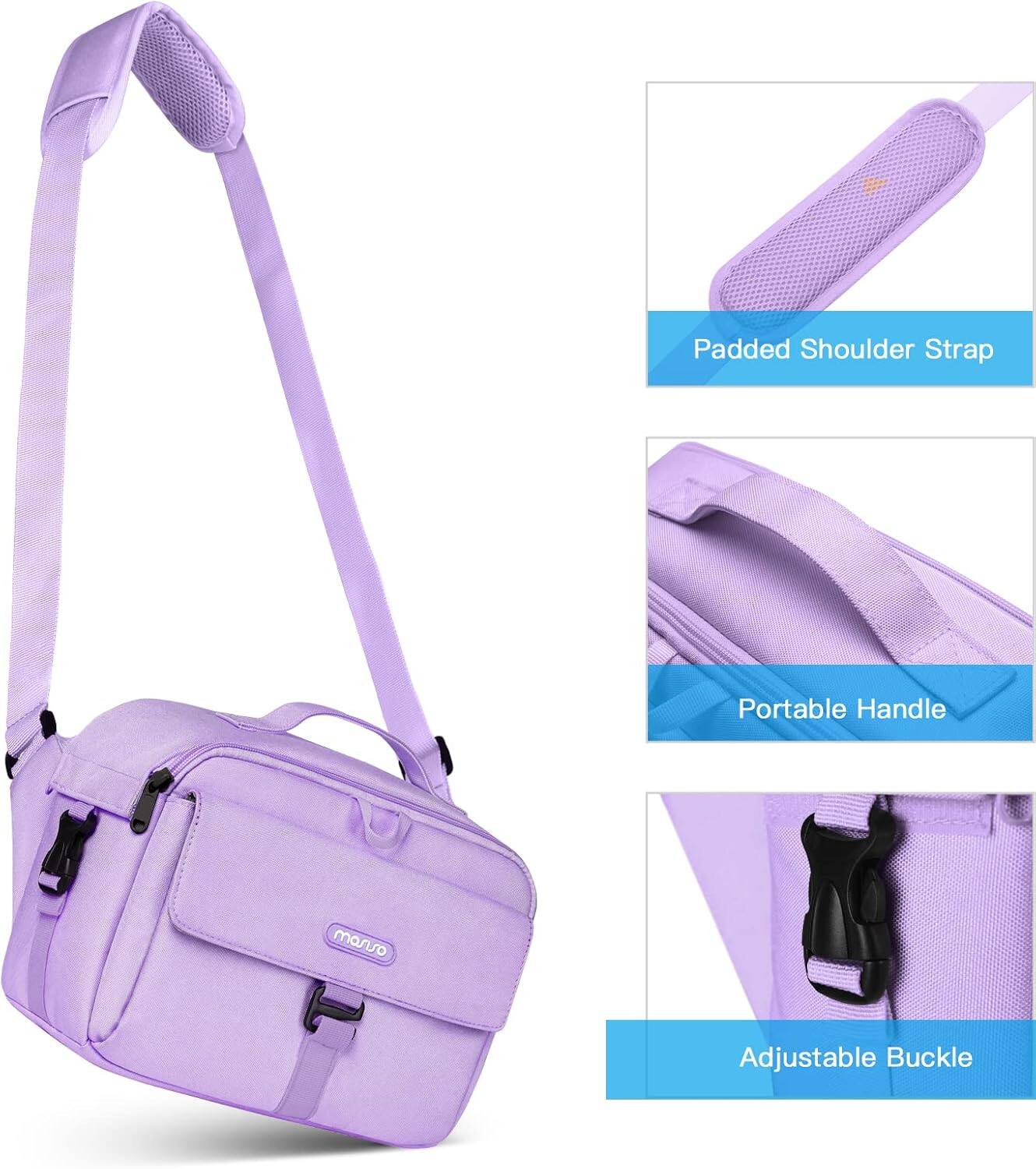 Padded Shoulder Strap Portable Handle Adjustable Buckle