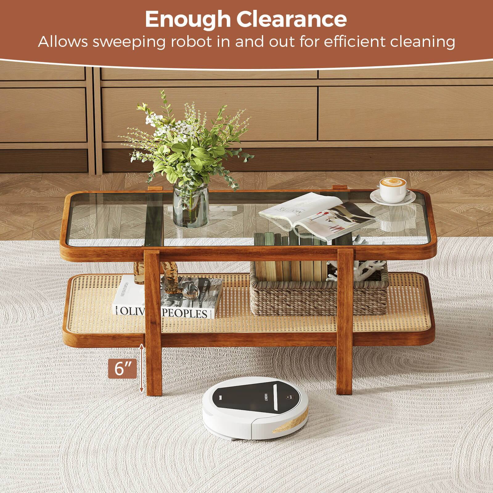 Enough Clearance  
Allows sweeping robot in and out for efficient cleaning  

OLIV PEOPLES  

6"