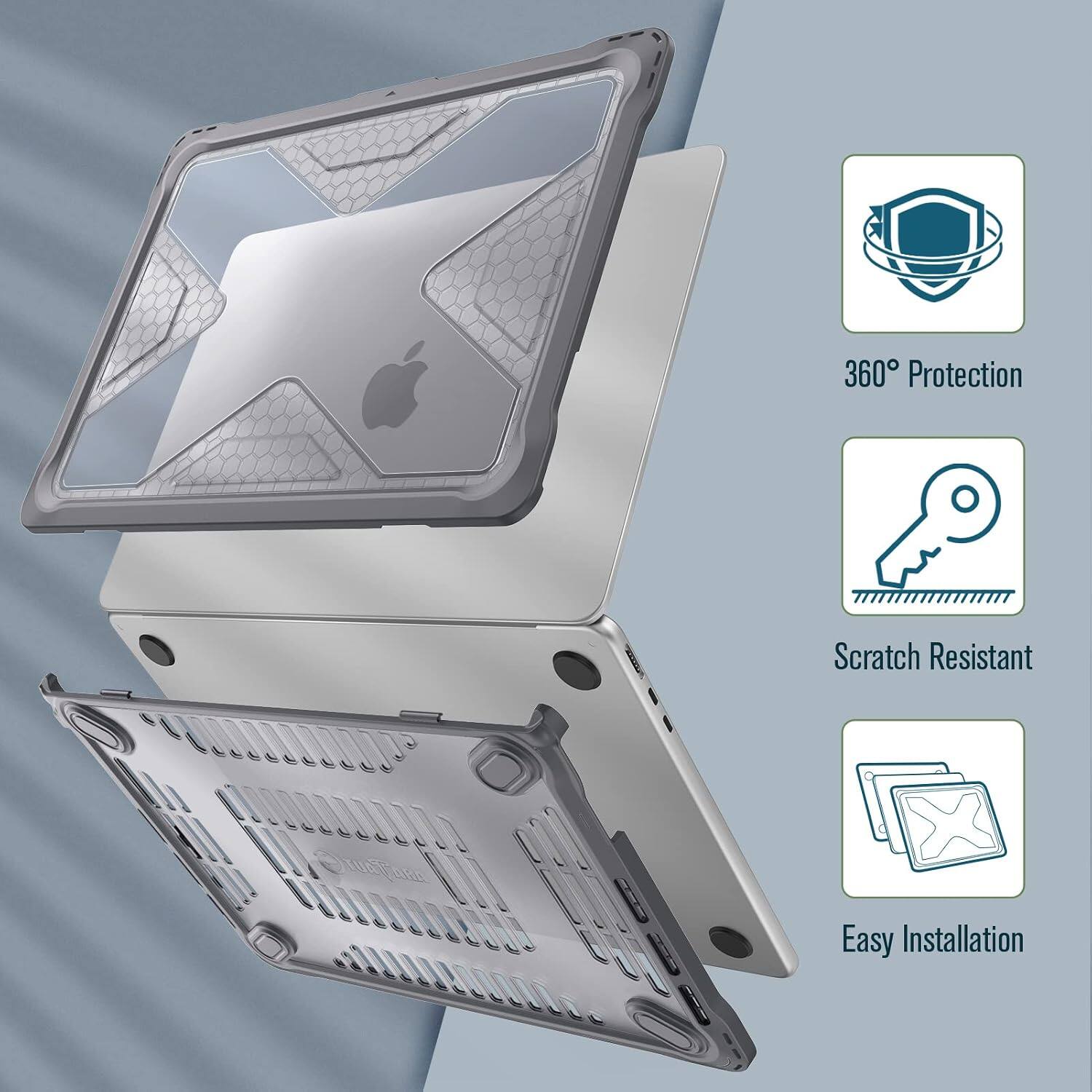360° Protection  
Scratch Resistant  
Easy Installation