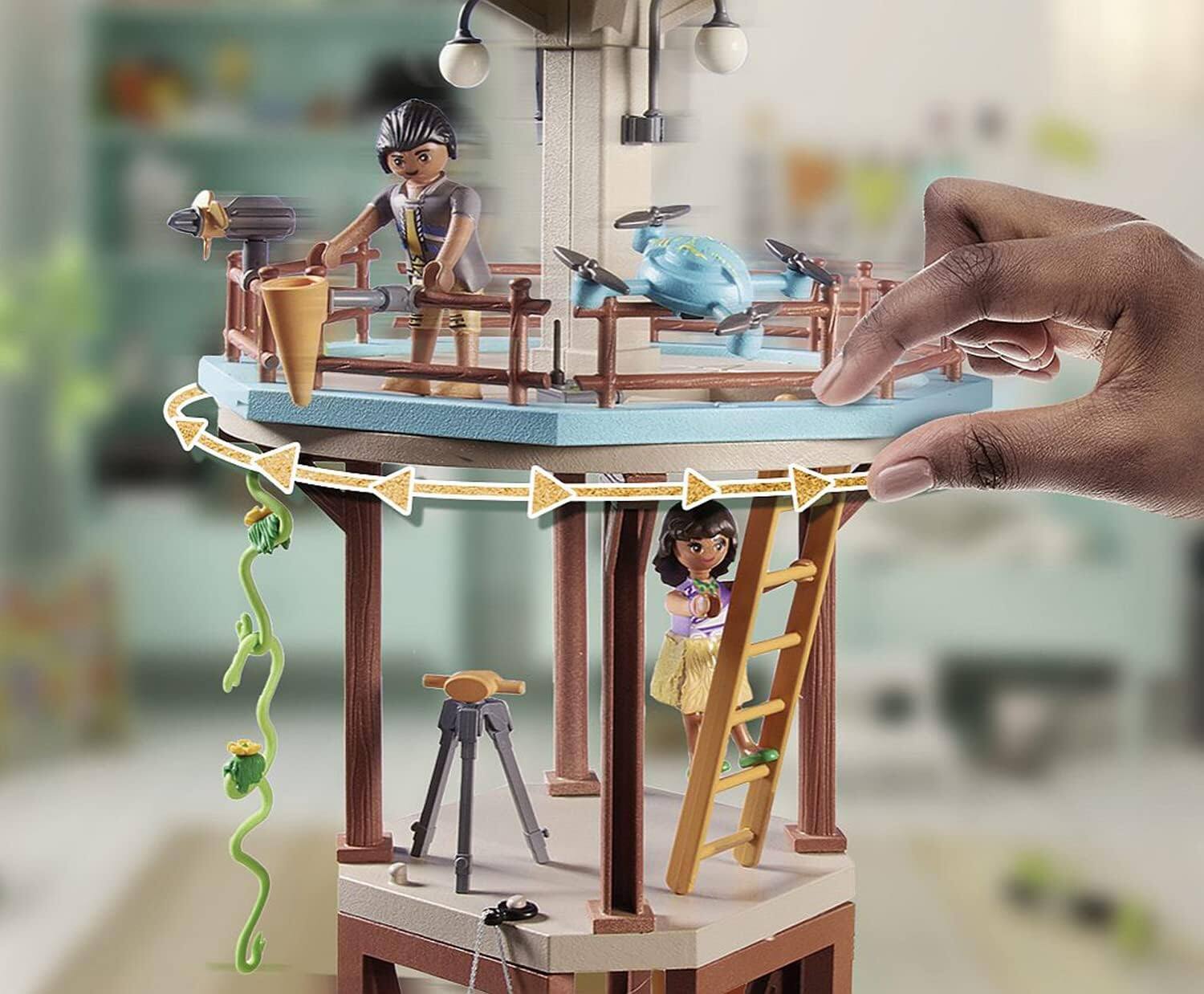 Alt View 2. Playmobil - Playmobil Wiltopia Research Tower with Compass.