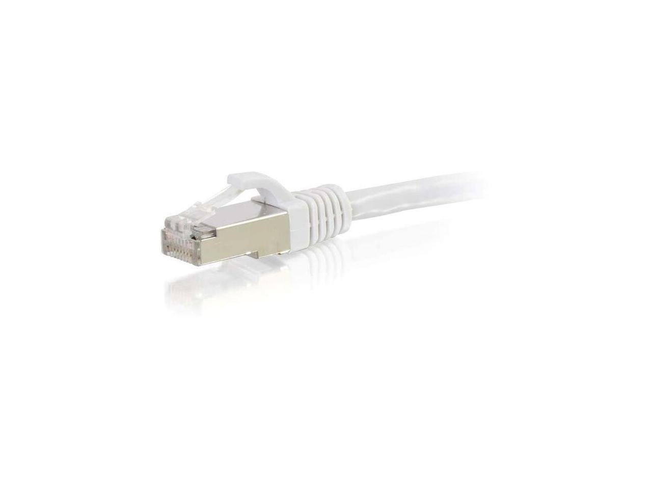 Alt View 4. Cables to Go - C2G 00929 Cat6 Cable - Snagless Shielded Ethernet Network Patch Cable, White (30 Feet, 9.14 Meters).