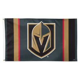 WinCraft - Vegas Golden Knights 3' x 5' Team Stripe Deluxe Single-Sided Flag - Multicolor