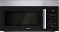 Bosch - 100 Series 1.7 Cu. Ft. Over-the-Range Microwave with Sensor Cooking - Stainless Steel