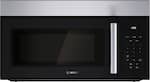 Bosch - 100 Series 1.7 Cu. Ft. Over-the-Range Microwave with Sensor Cooking - Stainless Steel