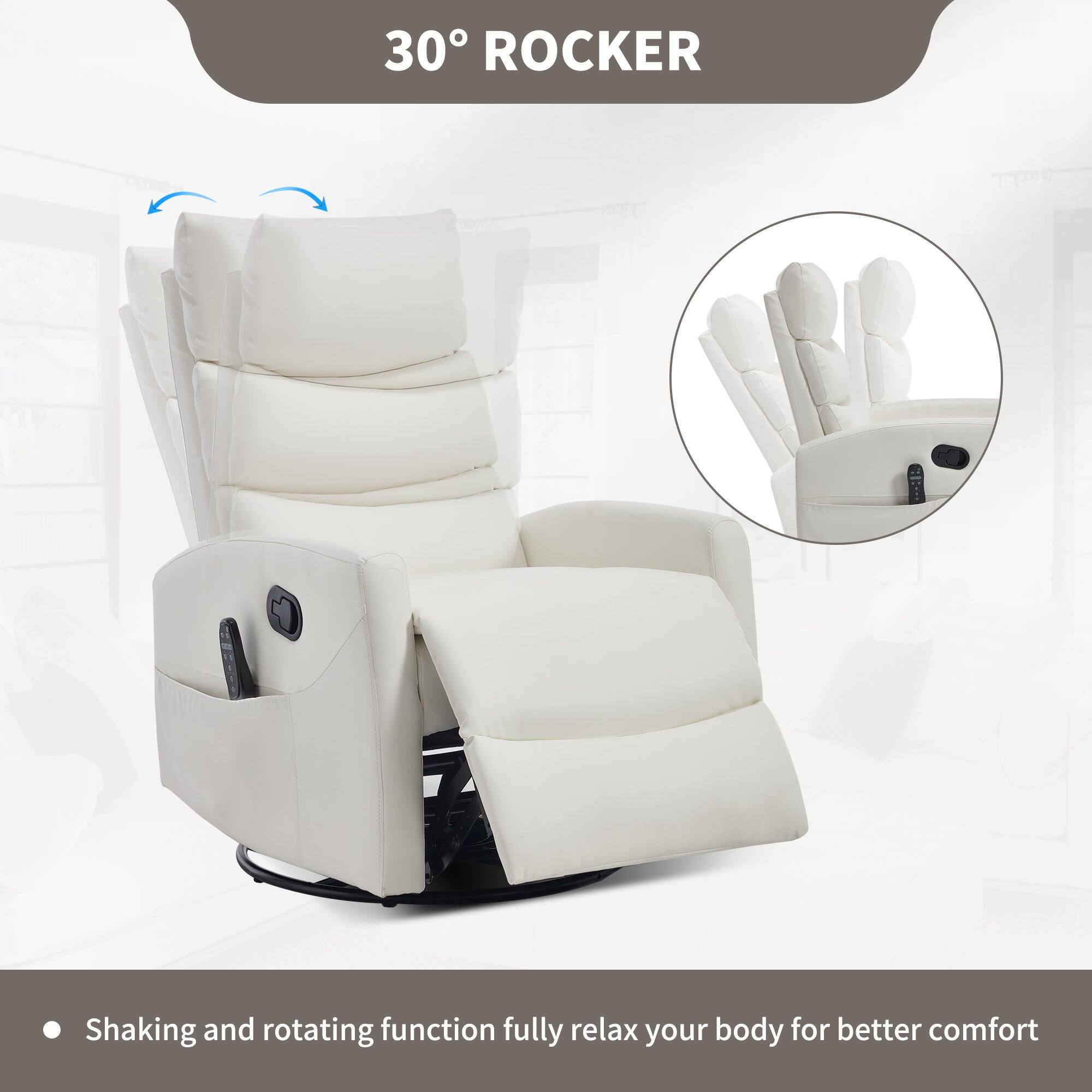30° Rocker

Shaking and rotating function fully relax your body for better comfort