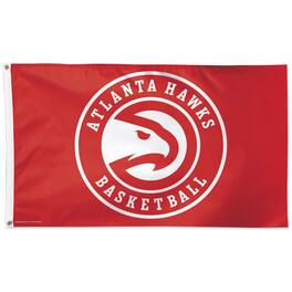 WinCraft - Atlanta Hawks 3' x 5' Circle Logo One-Sided Flag - Multicolor