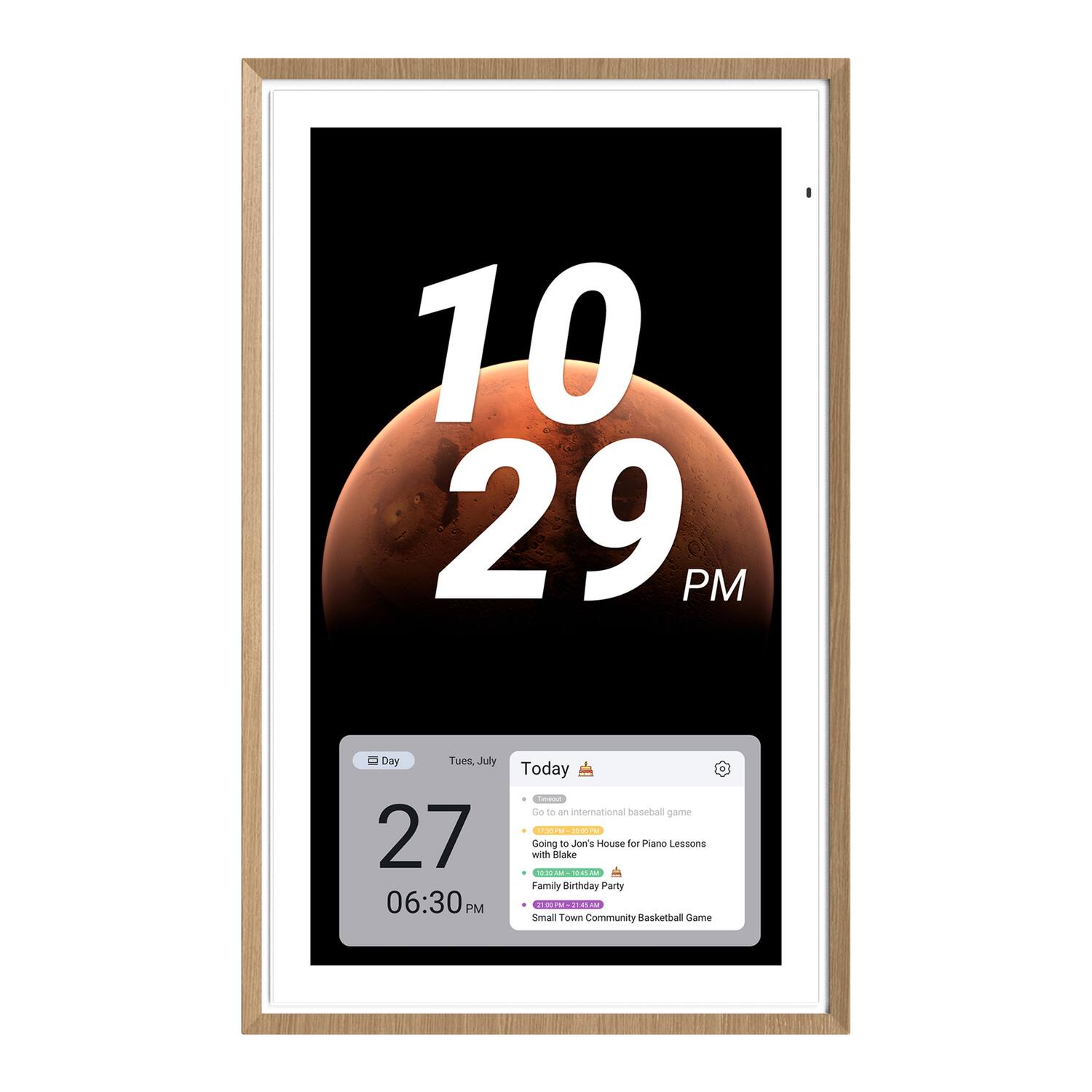 10:29 PM

Day Tues, July 27 06:30 PM

Today

- Go to an international baseball game
- Going to Jon's House for Piano Lessons
- Wish Blake a Happy Birthday
- Family Birthday Party
- Small Town Community Basketball Game