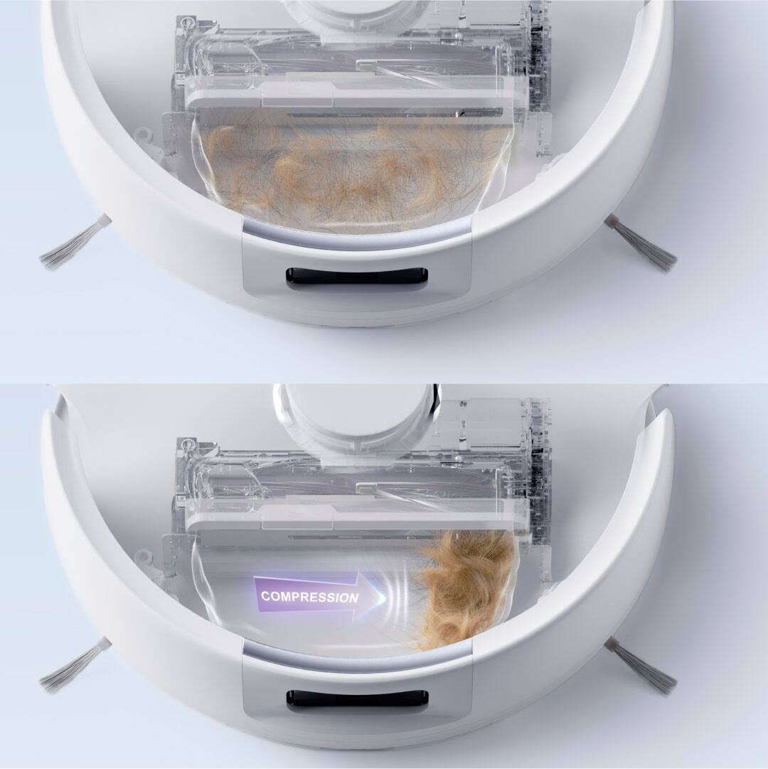 Alt View 17. Narwal - Narwal Freo Pro Bonus Pack Robot Vacuum, Extra Floor Cleaning Tablet, ZeroTangling Brush, Auto Mop Washing - White.