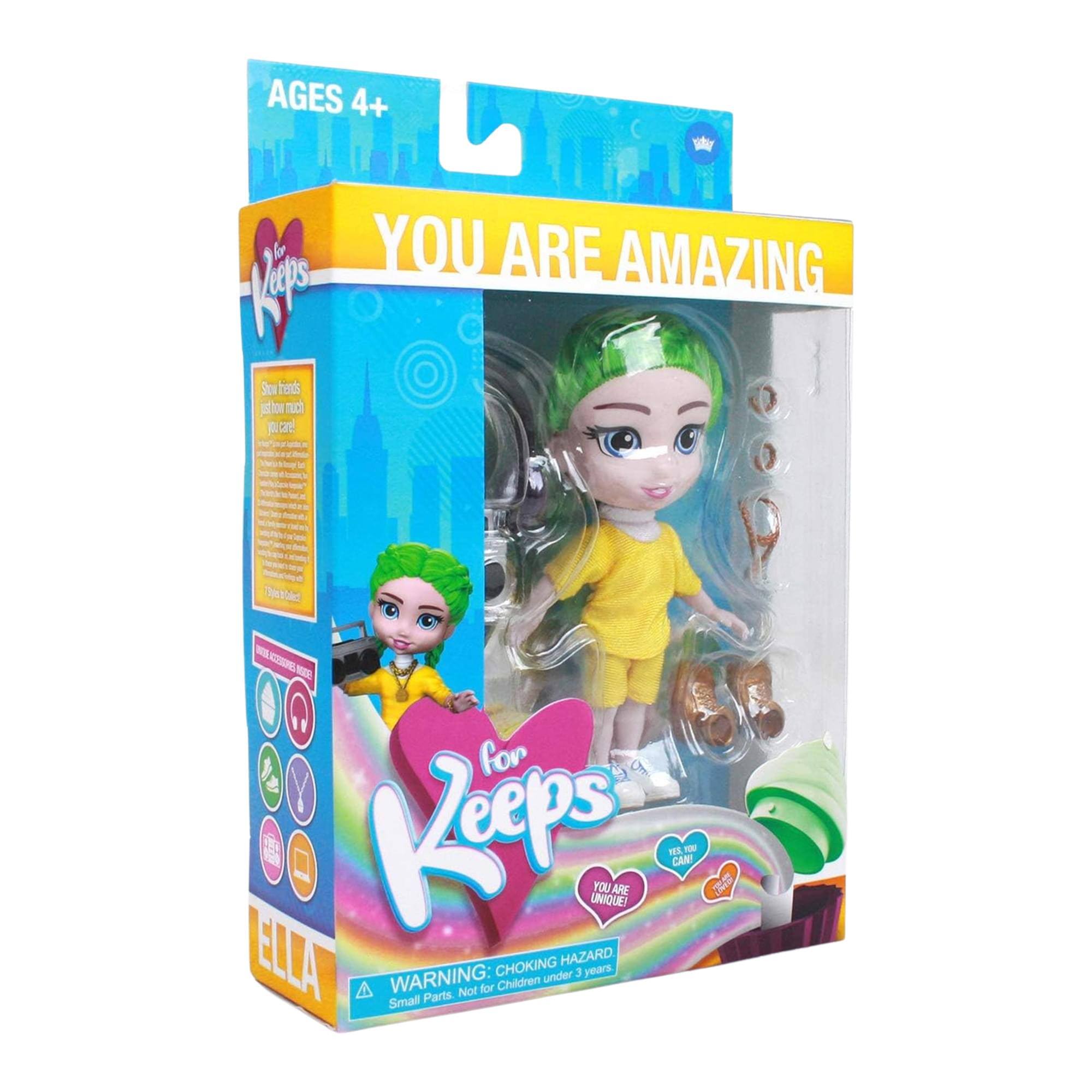 AGES 4+  
YOU ARE AMAZING  

for Keeps  
ELLA  

WARNING: CHOKING HAZARD  
Small Parts. Not for Children under 3 years.