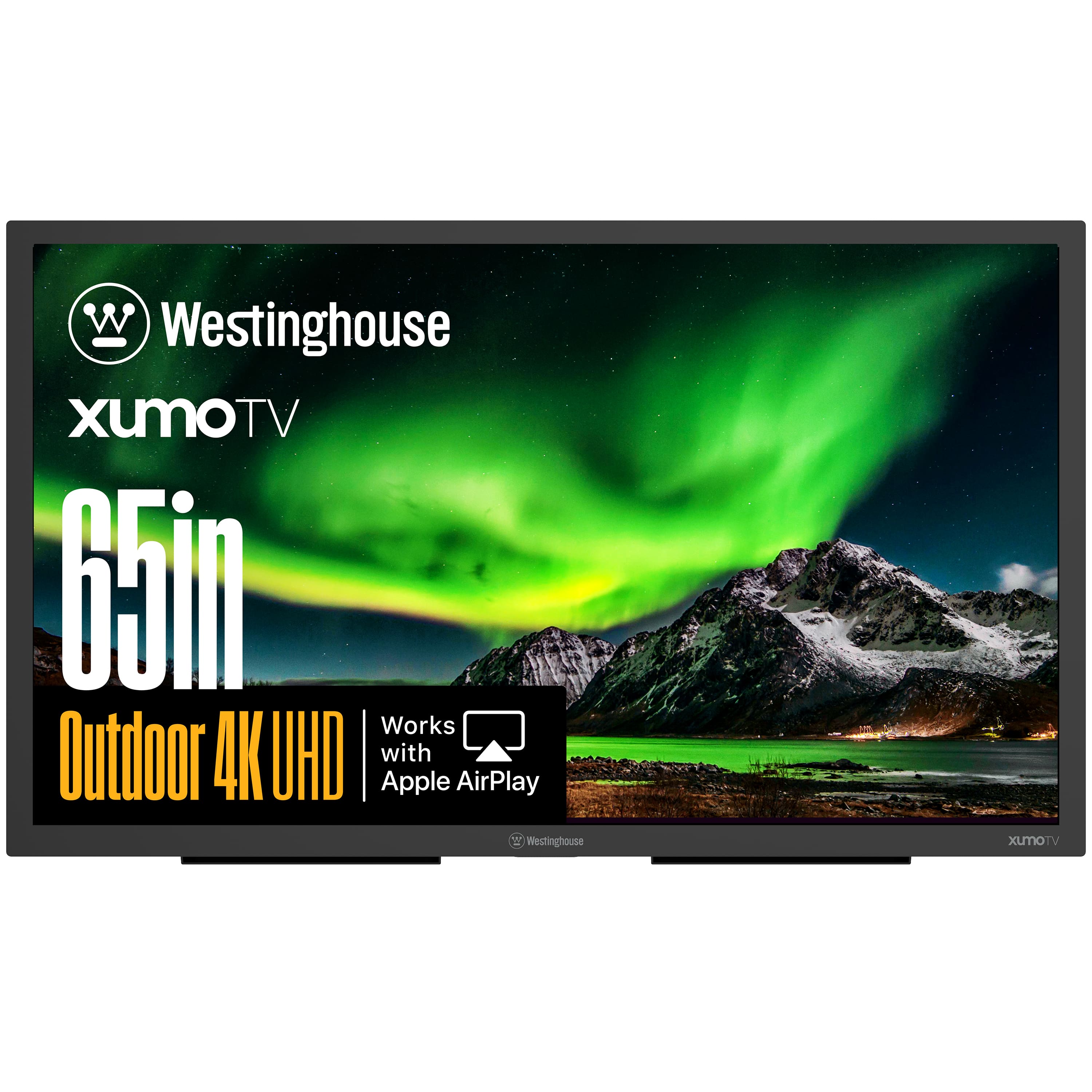 Westinghouse - 65” Outdoor Smart TV, 4K UHD 700+ nits IP55 Water Dust Resistant, Anti-Glare, Partial Sun, Bluetooth, WiFi