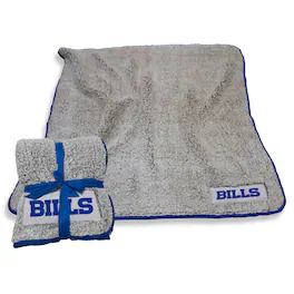 Logo Brands - Buffalo Bills 50" x 60" Frosty Fleece Team Blanket - Multicolor
