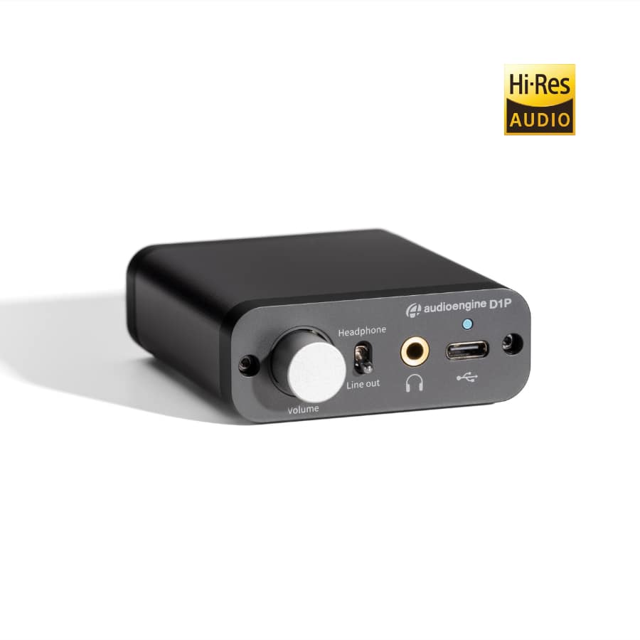 Audioengine - D1P 32 Bit Portable Headphone Amplifier & DAC - Silver