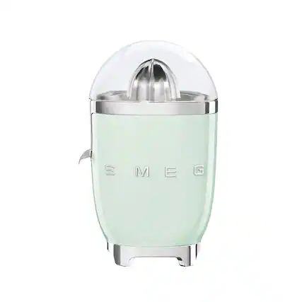 Front. SMEG - CJF11 Citrus Juicer - Pastel Green.