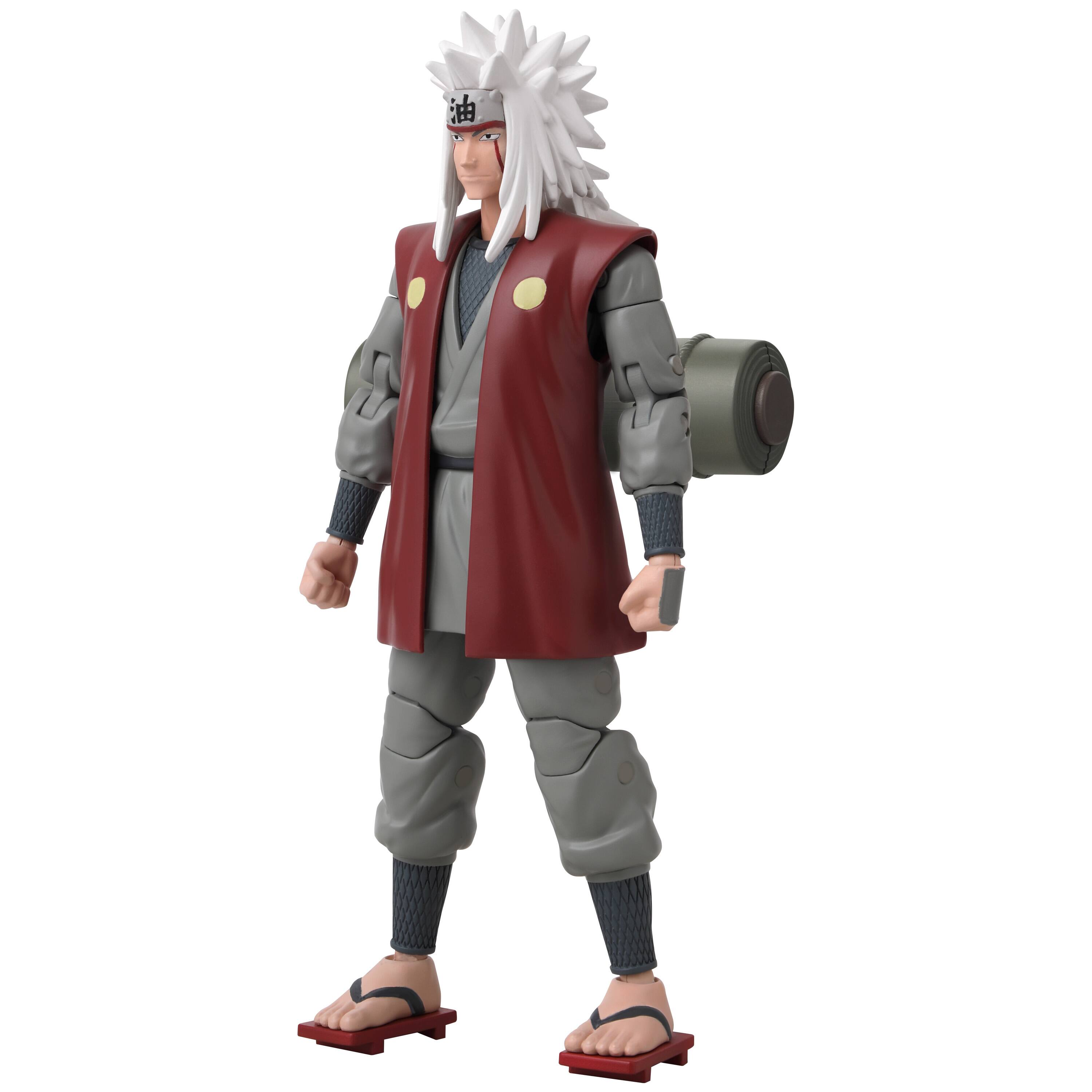 Back. Bandai - ANIME HEROES - Naruto Uzumaki - Jiraiya Action Figure - Multi.