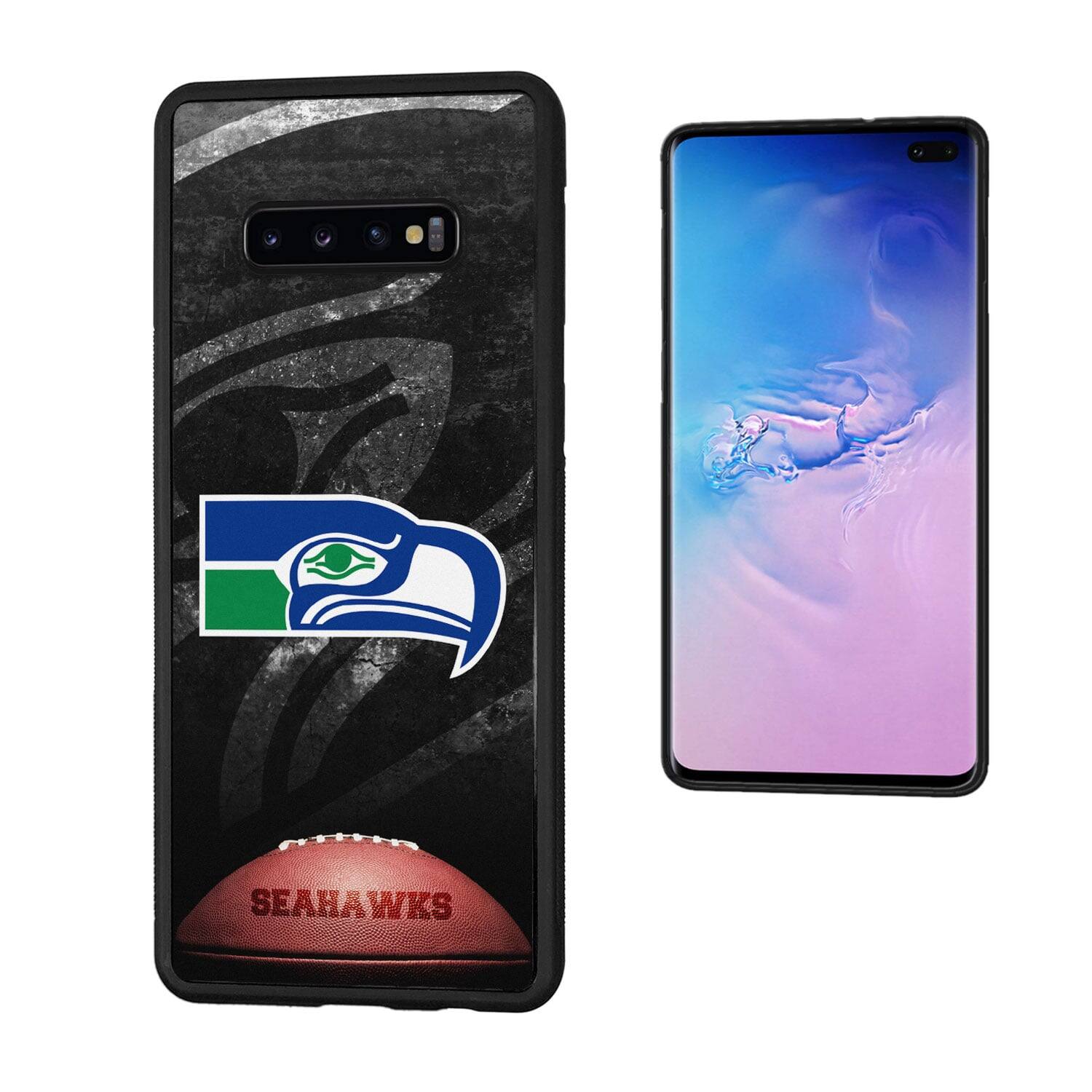 Alt View 3. Keyscaper - Seattle Seahawks Galaxy Legendary Design Bump Case - S21 Plus - Multicolor.