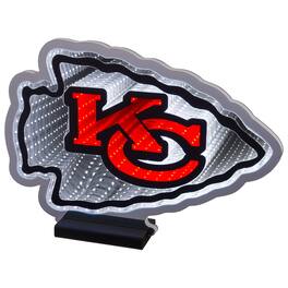 Sporticulture - Kansas City Chiefs LED Infinity Logo Light - Multicolor