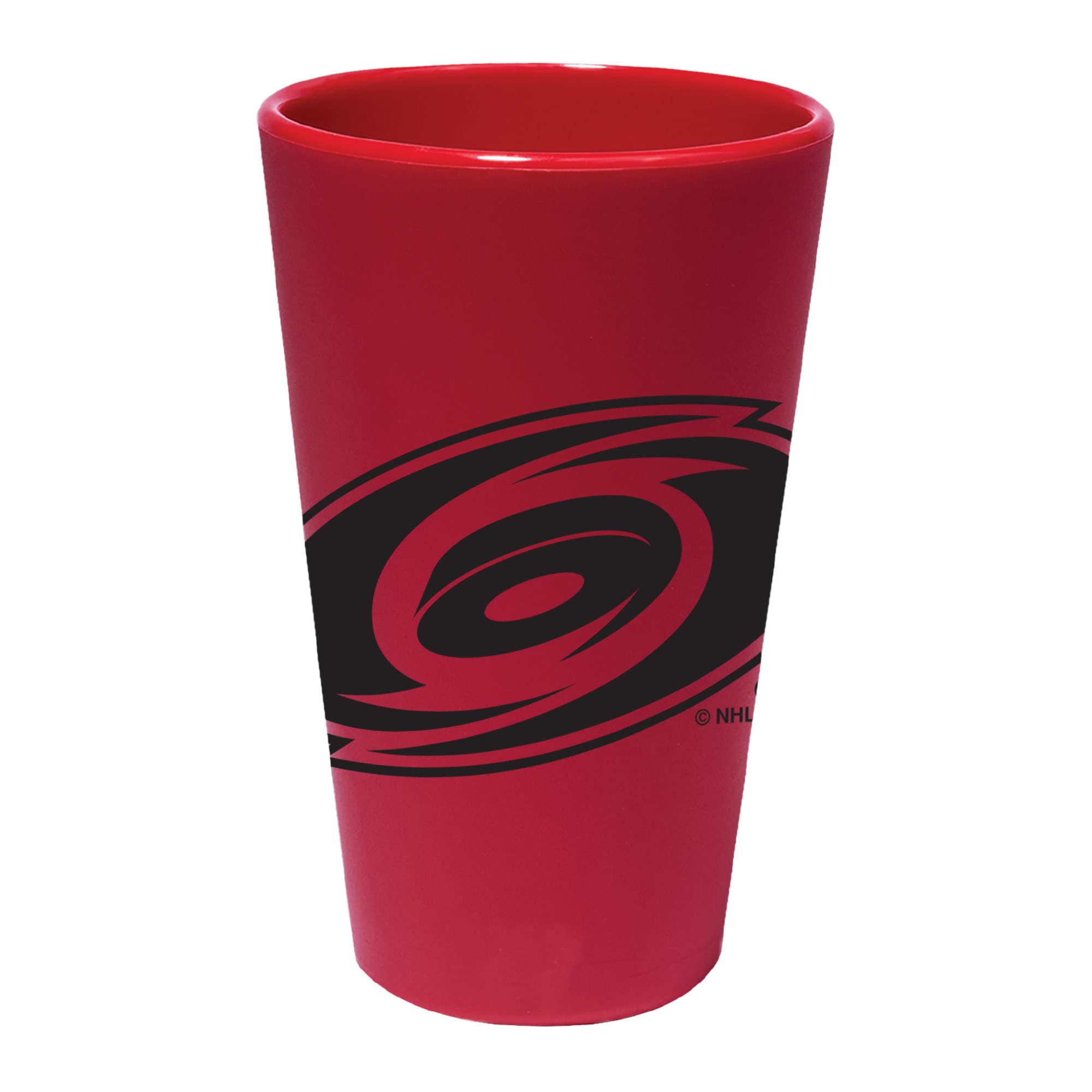 Front. WinCraft - Carolina Hurricanes 16oz. Team Color Silicone Pint Glass - Multicolor.