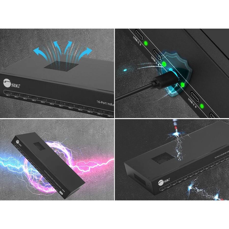 USB-C3 E USB-C SIG -s 0 16-Port Indu USB-C6 SUNT LBP SUG U