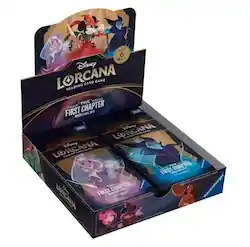 lorcana booster box first chapter Disney TCG The gift set comes with 4 randomized booster packs to quickly enhance your collection and add variety to your decks the first chapter lorcana booster