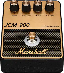 Marshall - JCM900 Overdrive/Distortion Pedal - Black/Gold