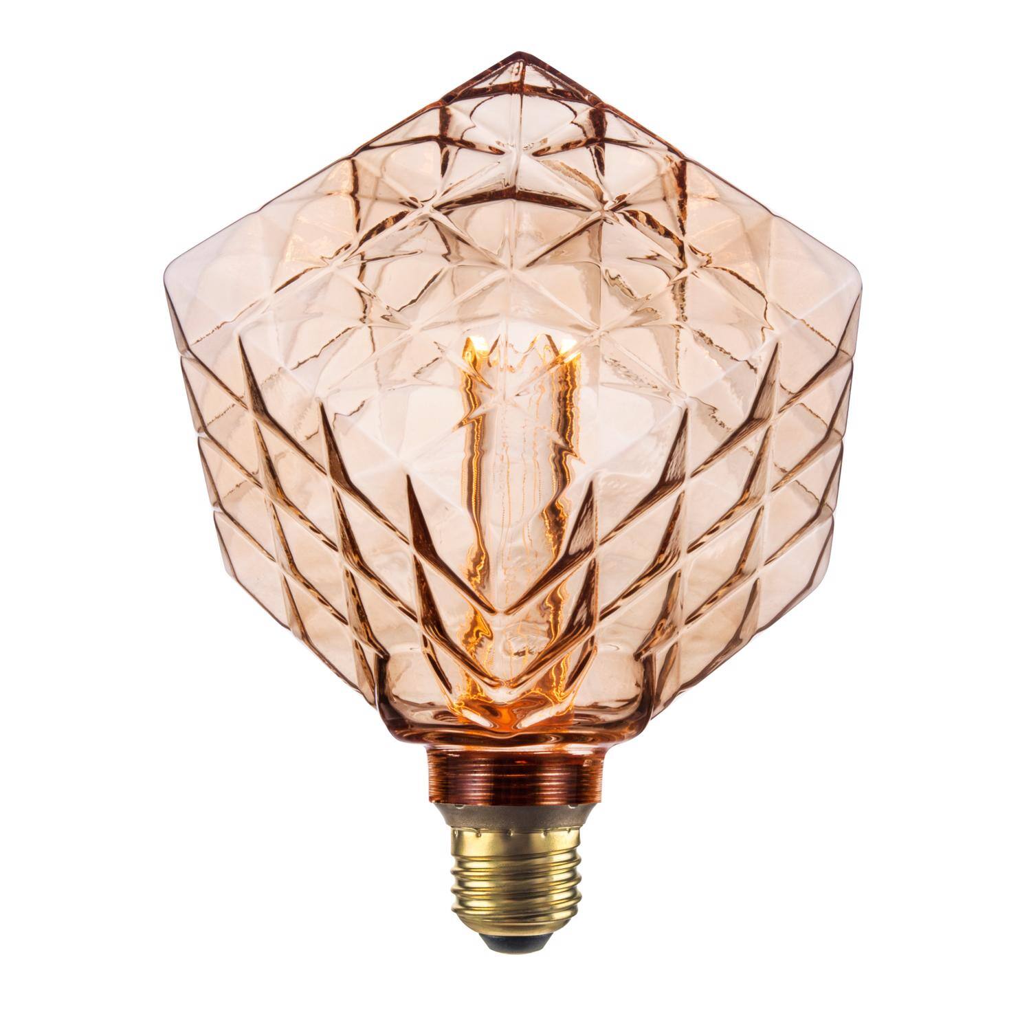 Front. Globe Electric - Globe Electric Decorative E26 (Medium) LED Bulb Soft White 4 Watt Equivalence 1 pk.