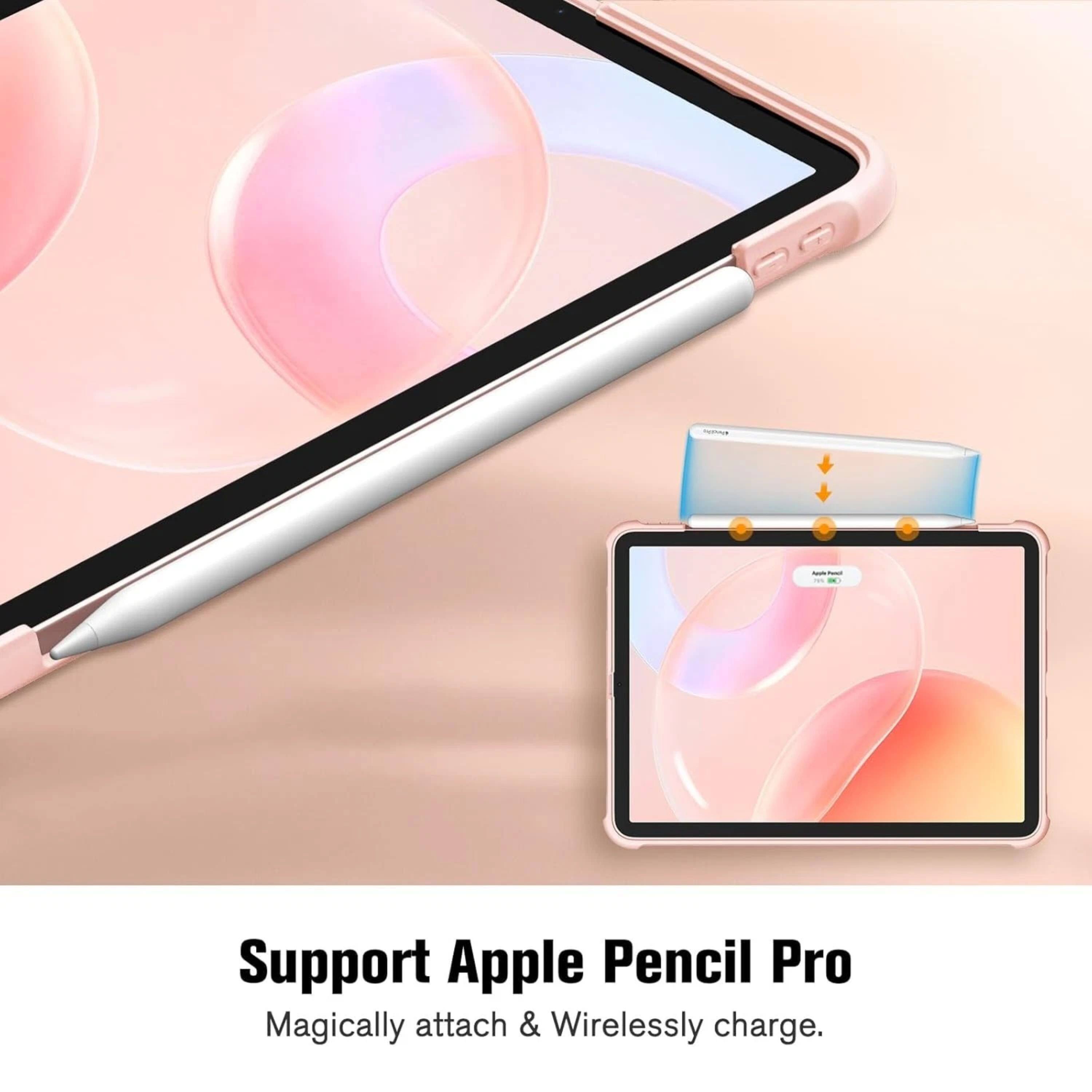 Support Apple Pencil Pro  
Magically attach & Wirelessly charge.