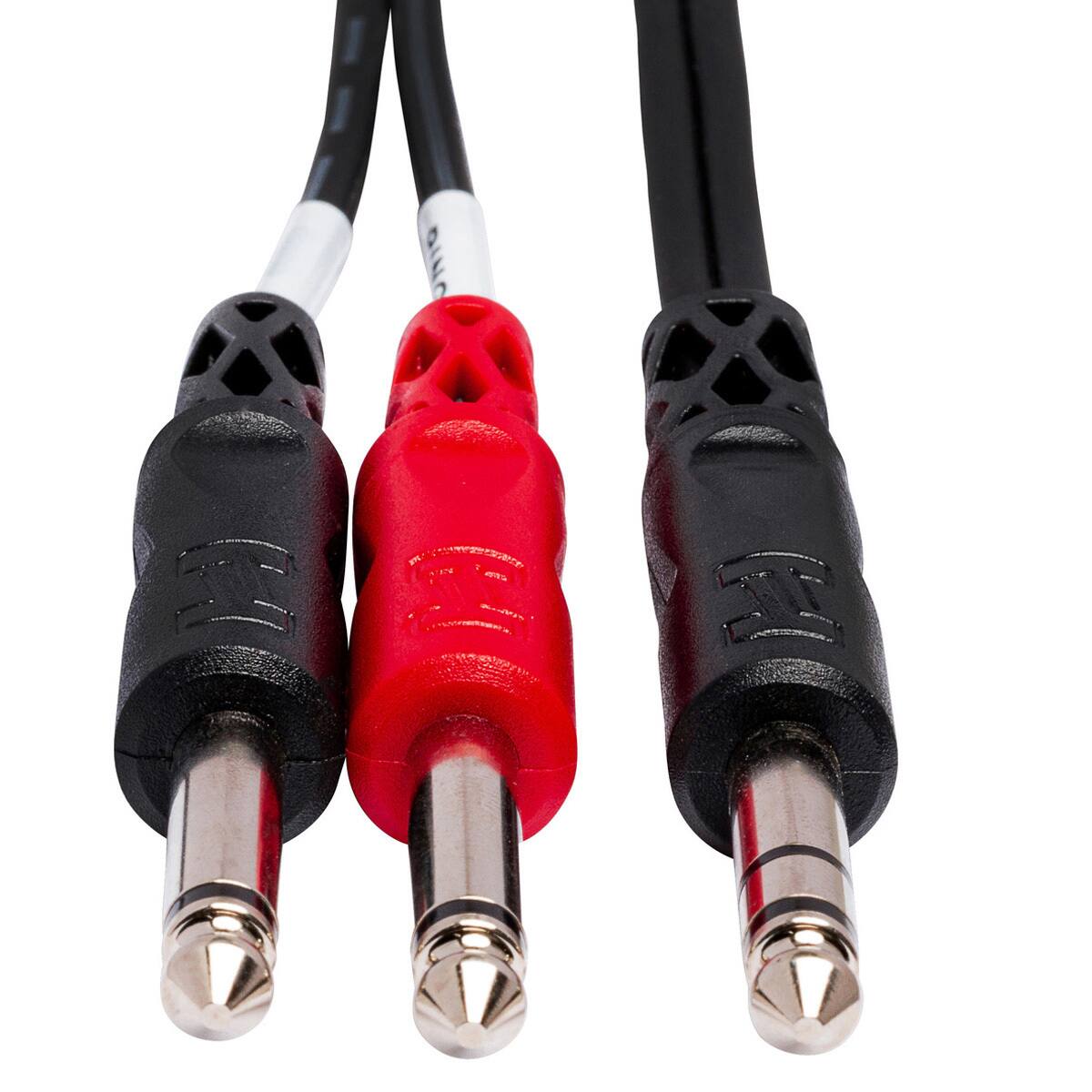 Alt View 1. Hosa Technology - Hosa Technology Hosa 6.6ft TRS to 2 TS Mono Male Insert Cable, 1/4in.