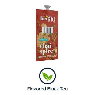 Bright Tea Co.  
Flavored Chai Spice  
Net Weight: 0.9 oz (25.9 g)  
Flavored Black Tea