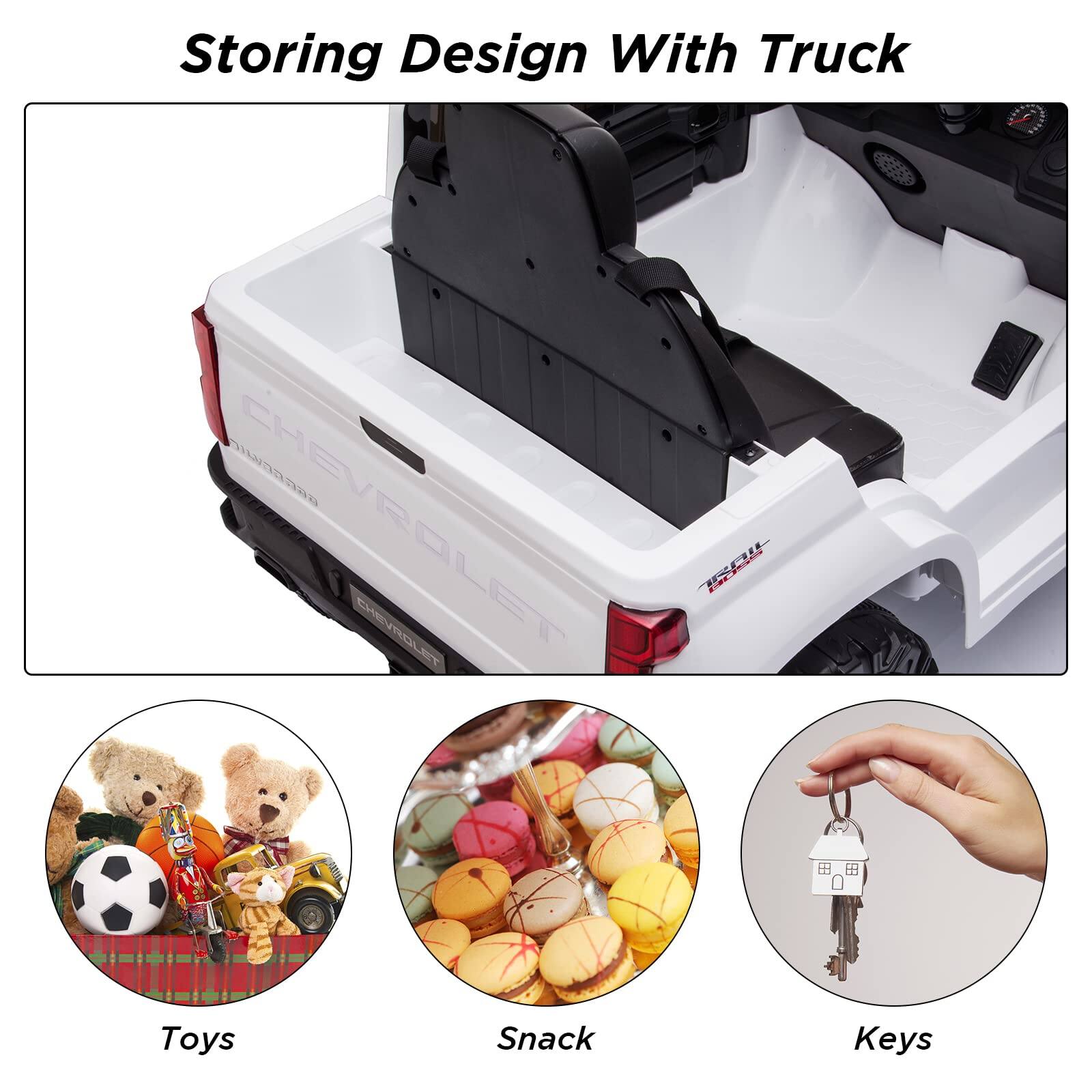 Storing Design With Truck

Toys  
Snack  
Keys