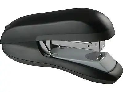 Front. Staples - Desktop Stapler, 30 Sheet Capacity - Black.