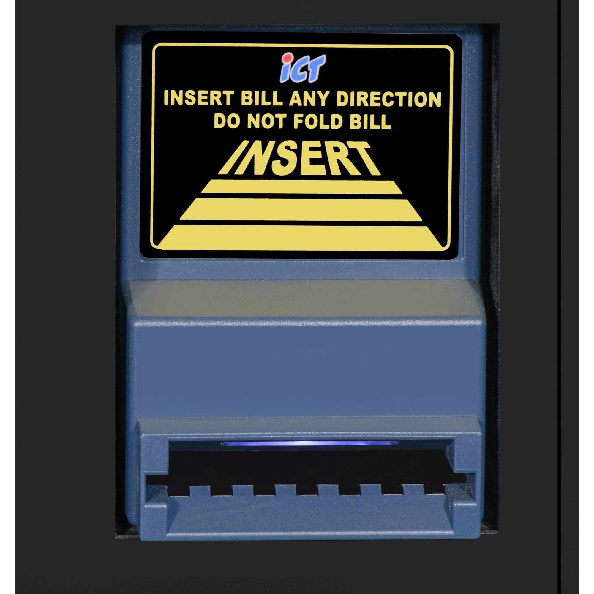 iGT  
INSERT BILL ANY DIRECTION  
DO NOT FOLD BILL  
INSERT