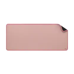 Logitech - Desk Mat Studio Series Extended Mouse Pad with Spill-resistant Durable Design (Large) - Darker Rose - Front_Zoom