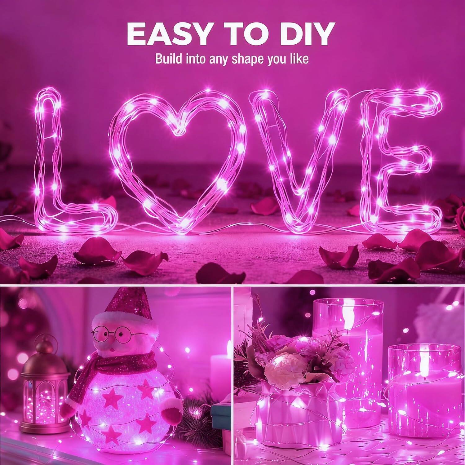 EASY TO DIY  
Build into any shape you like