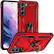 Alt View 11. SaharaCase - Military Kickstand Series Case for Samsung Galaxy S22+ - Red.