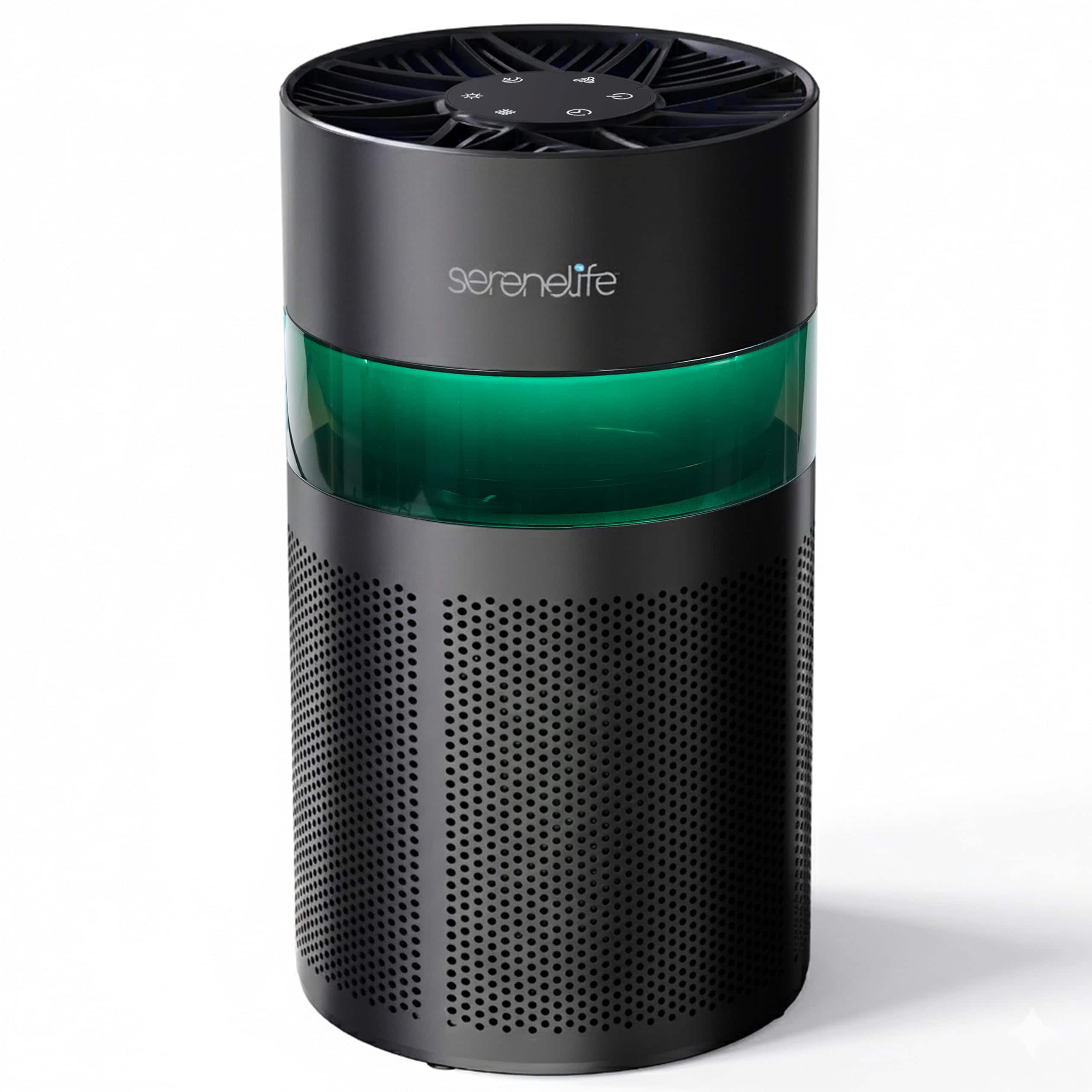 SereneLife - Portable Air Purifier  (Black)