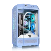 Thermaltake - LCGS Reactor i490 Gaming Desktop - Intel Core i9-14900KF - 32GB RGB Memory - NVIDIA GeForce RTX 4090 - 2TB NVMe M.2 SSD - Hydrangea Blue - Front_Zoom