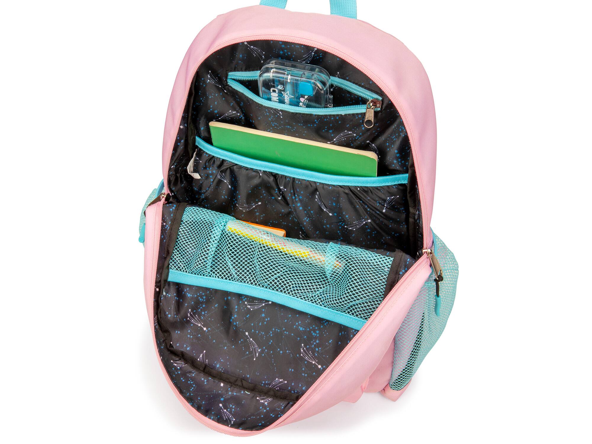 Alt View 1. Nautica - Nautica Mermaid Tail 16 Inch Backpack for Kids and Teens - Mermaid Tail.