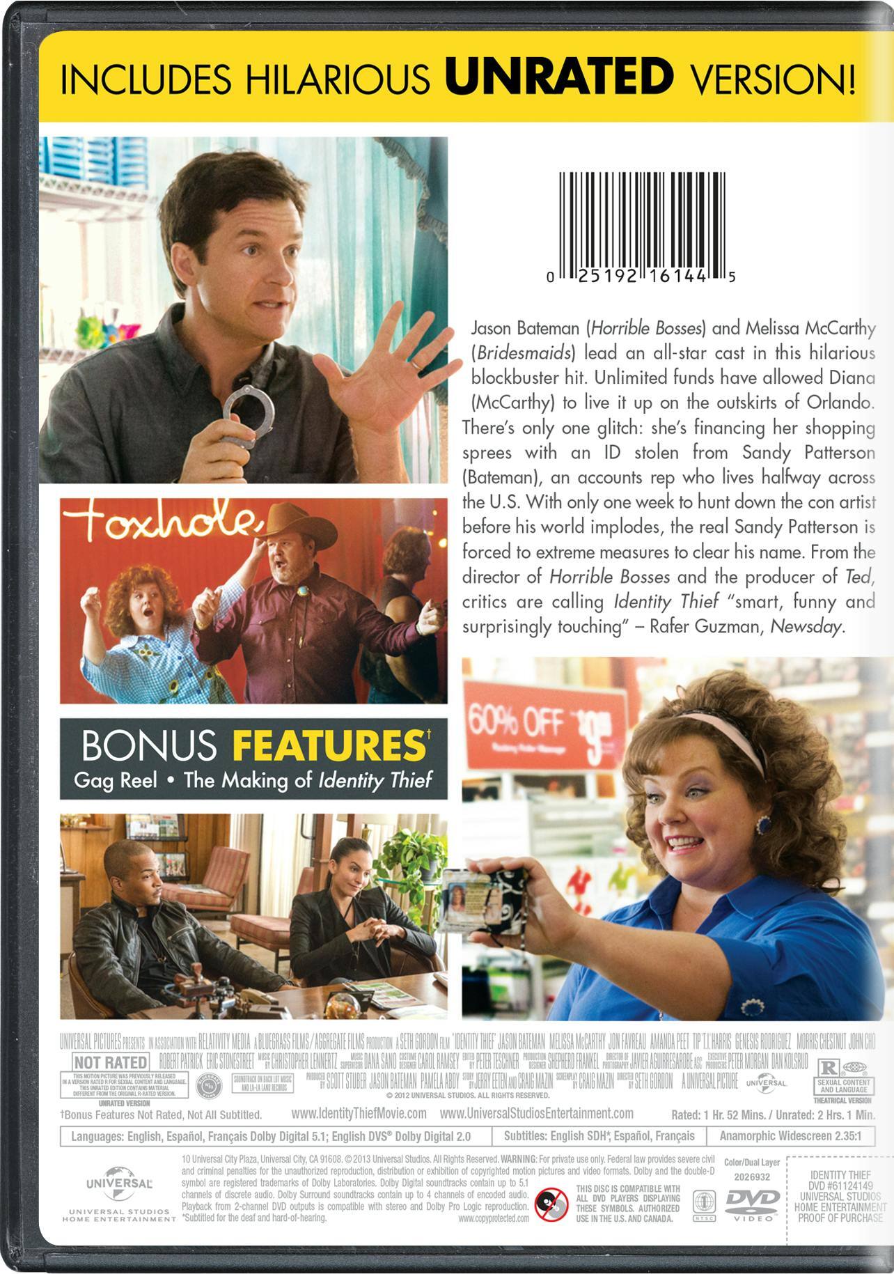 Angle. Identity Thief [DVD].
