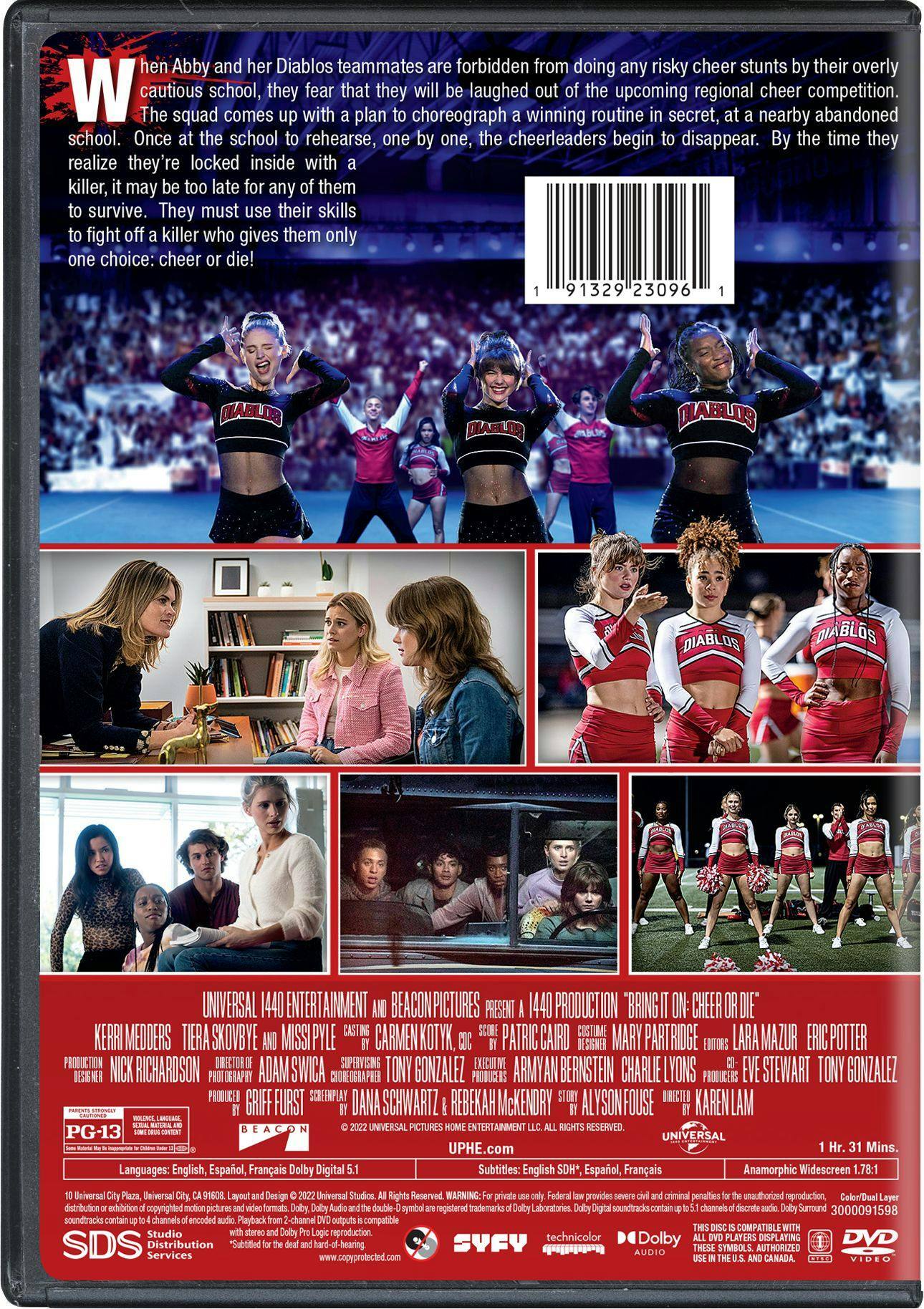 Back. Bring It On: Cheer Or Die [DVD].