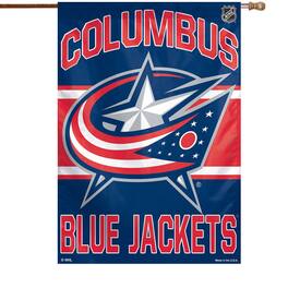WinCraft - Columbus Blue Jackets 28" x 40" Primary Logo Single-Sided Vertical Banner - Multicolor