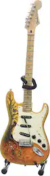 Axe Heaven David Lozeau Fender Strat - Tree of Life Mini Guitar DL-571 - COLLECTIBLES