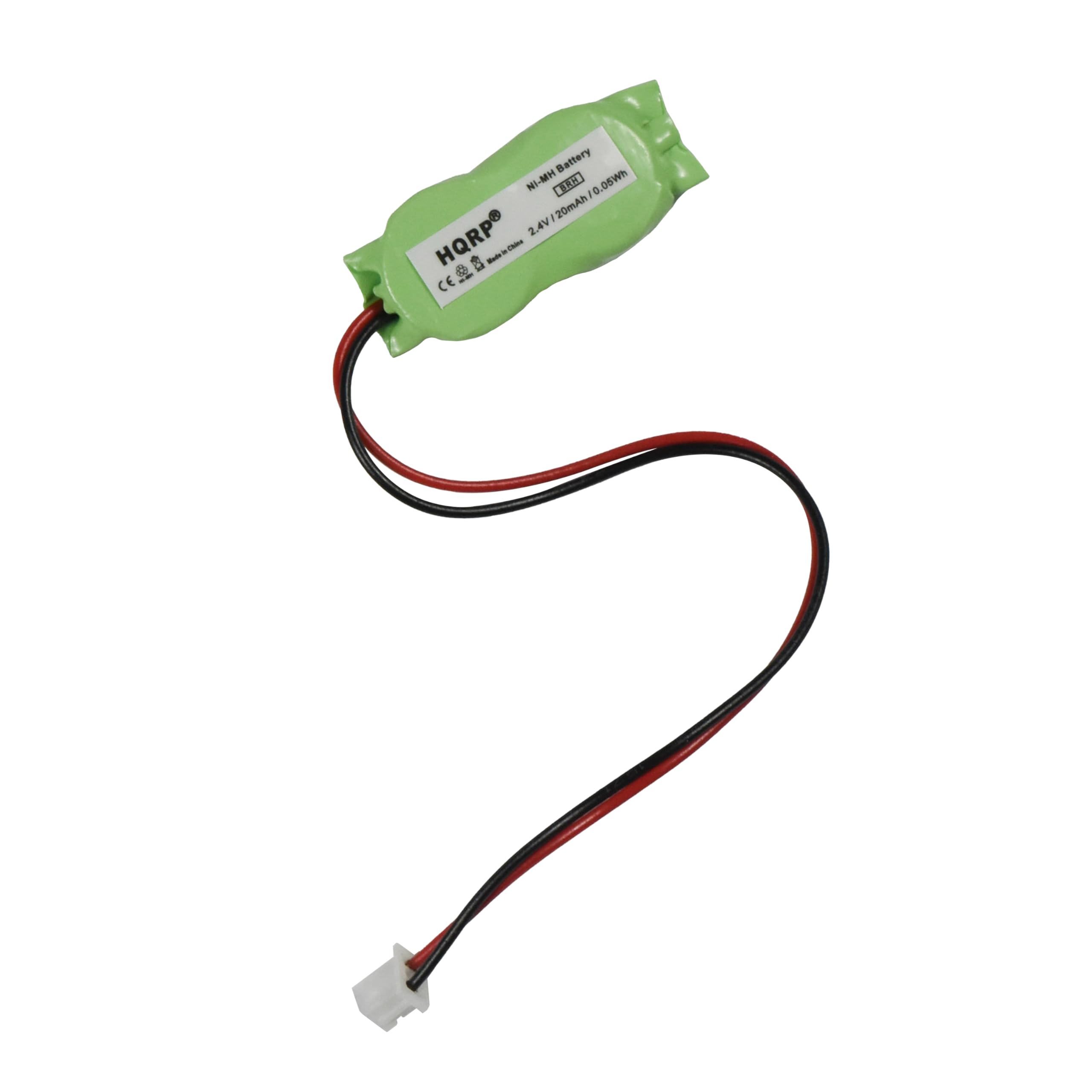 Battery N-MH KLE 1 O 0.05Wm 20mAh/0.08Wh 1 1 20mAh 2.4V 2 HQRP B S - CES CE

HQRP®
2.4V 20mAh / 0.08Wh
CE