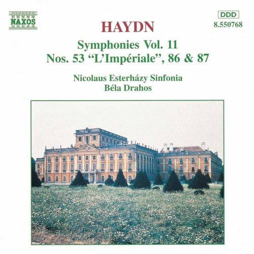 HAYDN  
Symphonies Vol. 11  
Nos. 53 "L'Impériale", 86 & 87  

Nicolaus Esterházy Sinfonia  
Béla Dráhos  

NAXOS  
8.550768  

DDD