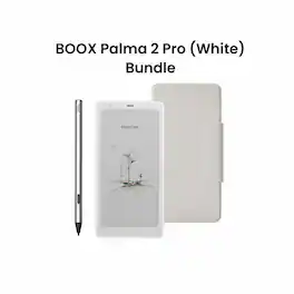 Bundle - BOOX - 6.13" Palma2 Pro + InkSense Plus Active Pen + 2-in-1 Magnetic Cover Case - 2025 - White