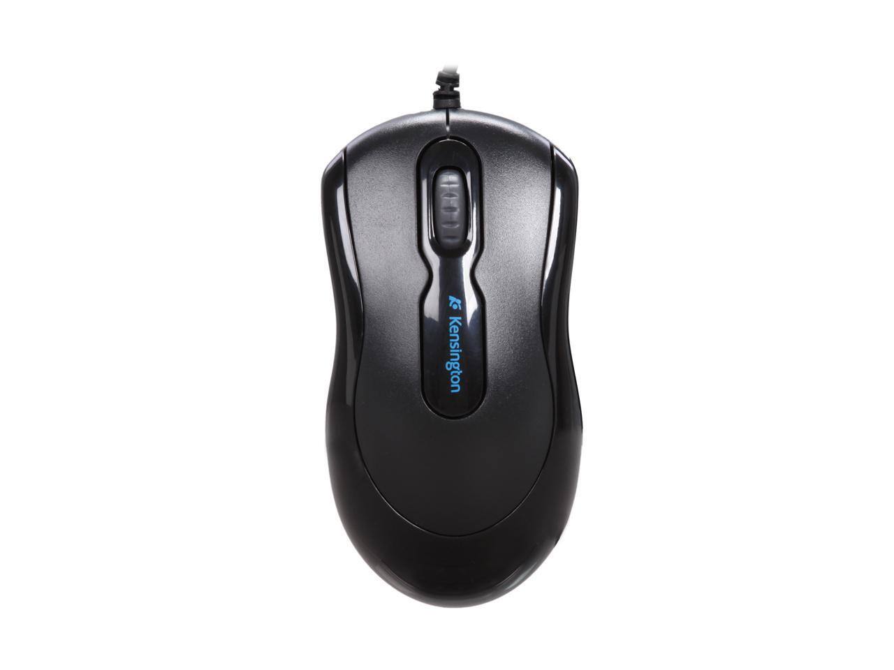 Alt View 1. Kensington - Kensington K72356US Black 3 Buttons 1 x Wheel USB Wired Optical Mouse - Black.
