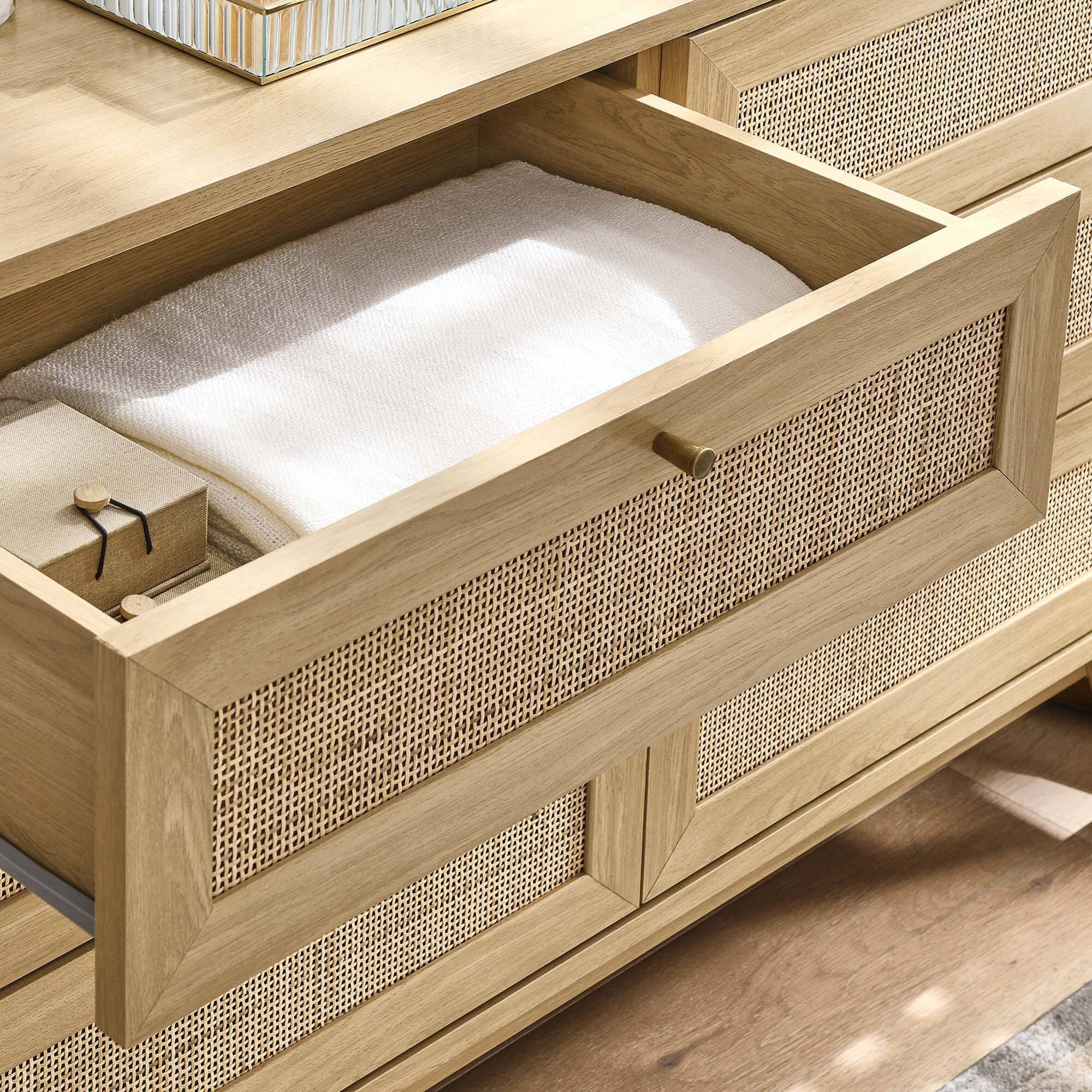 Back. Modway - Soma 6-Drawer Dresser by Modway - Oak.